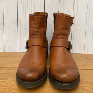 Frye Brown Leather Ankle Boots